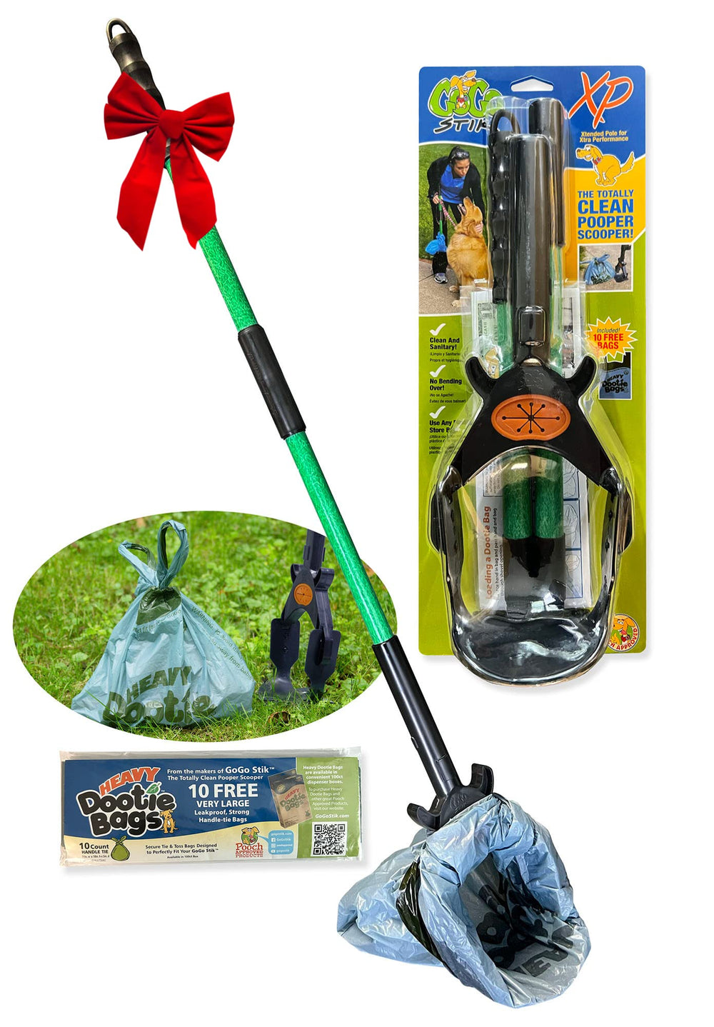 GoGo Stik XP E-Z Wedge-ready setup for extreme-surface scooping.