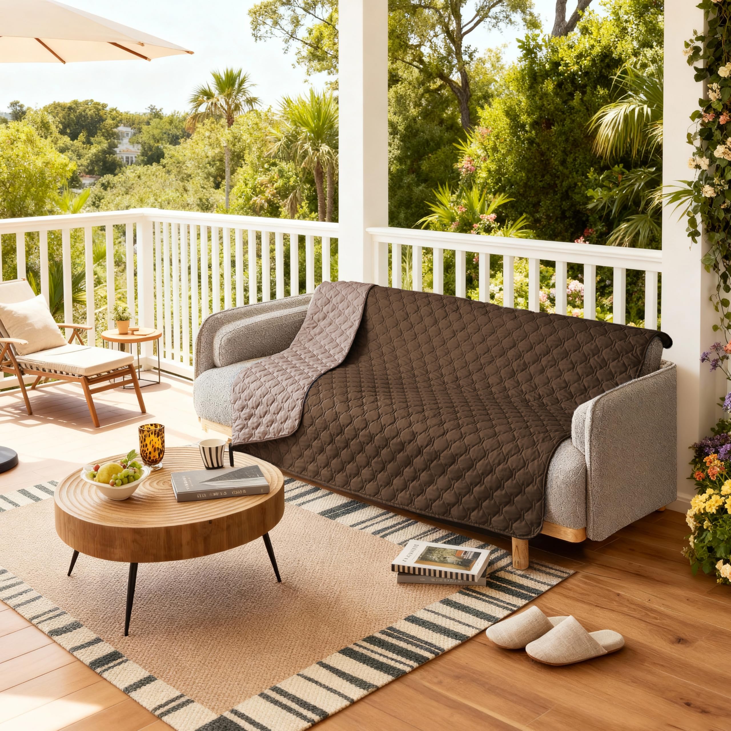 Gogobunny blanket provides two color sides for versatile styling