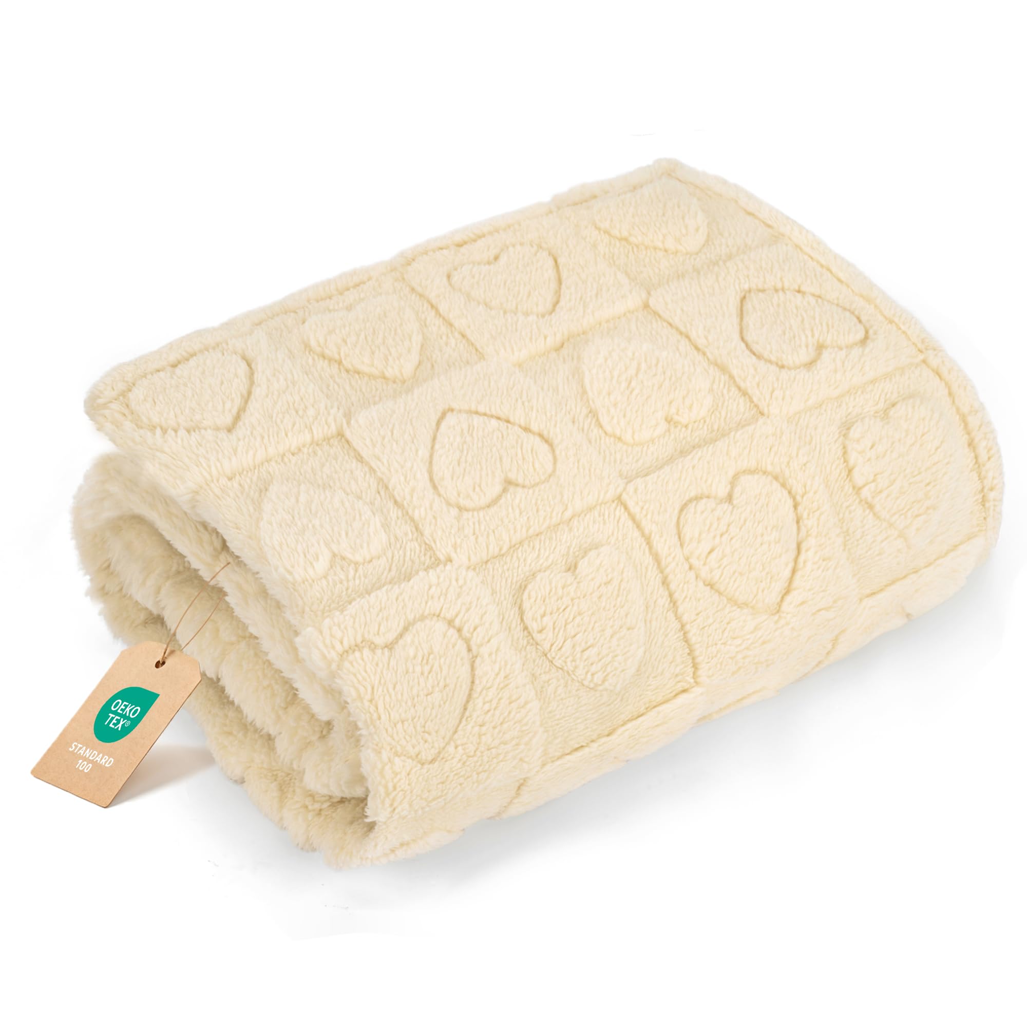 gogobunny calming blanket soft coral fleece for warm, comforting snuggles.