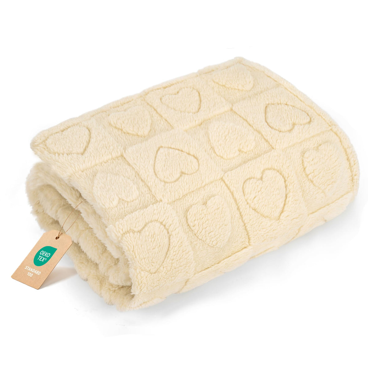 gogobunny calming blanket soft coral fleece for warm, comforting snuggles.