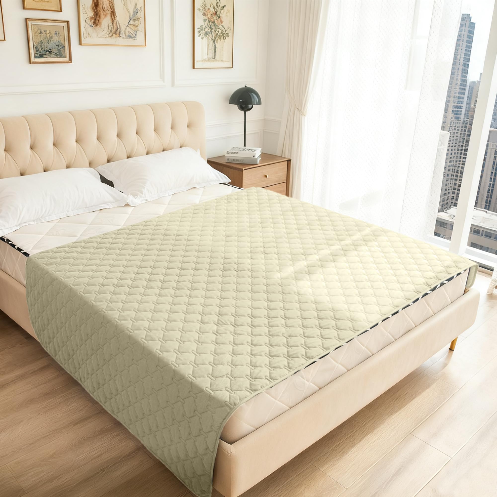 Gogobunny dog bed cover folds for travel and quick packing.