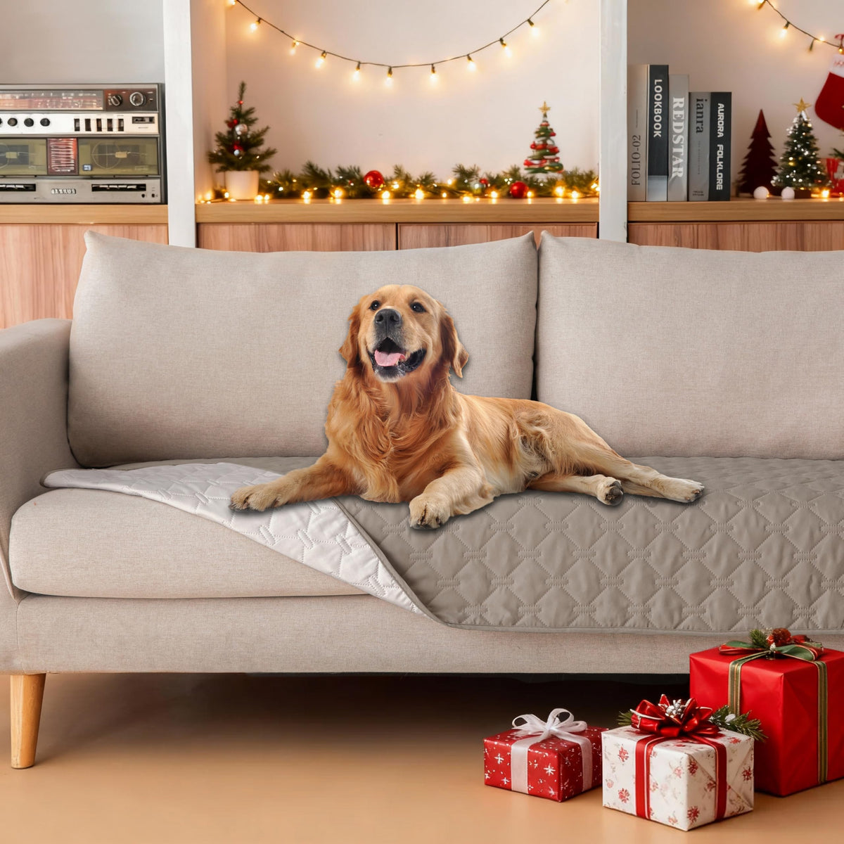 gogobunny dog blanket waterproof outer layer protects furniture from spills