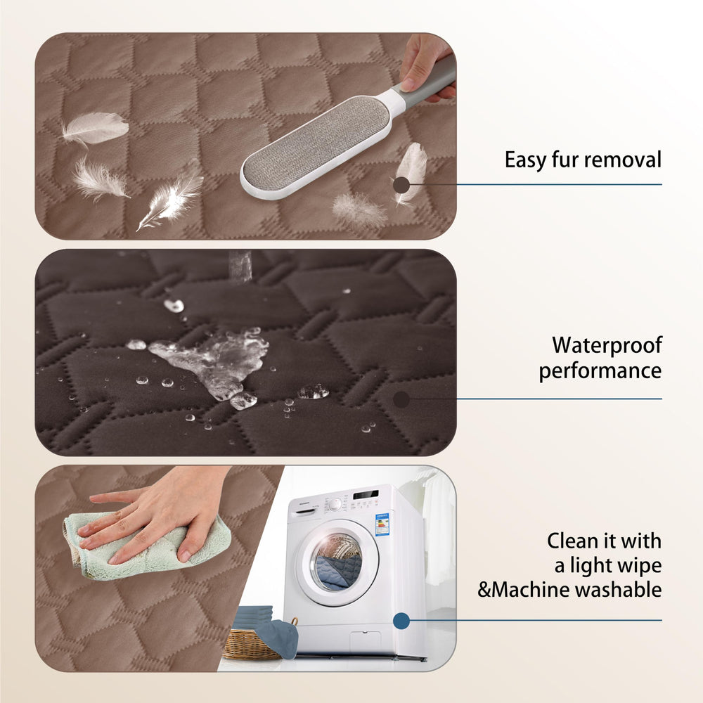 Gogobunny durable pet blanket shields furniture from scratches and saliva.
