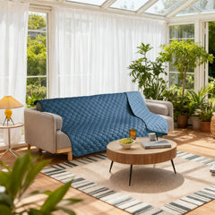 Gogobunny indoor-outdoor blanket stays dry for travel and outdoor use.