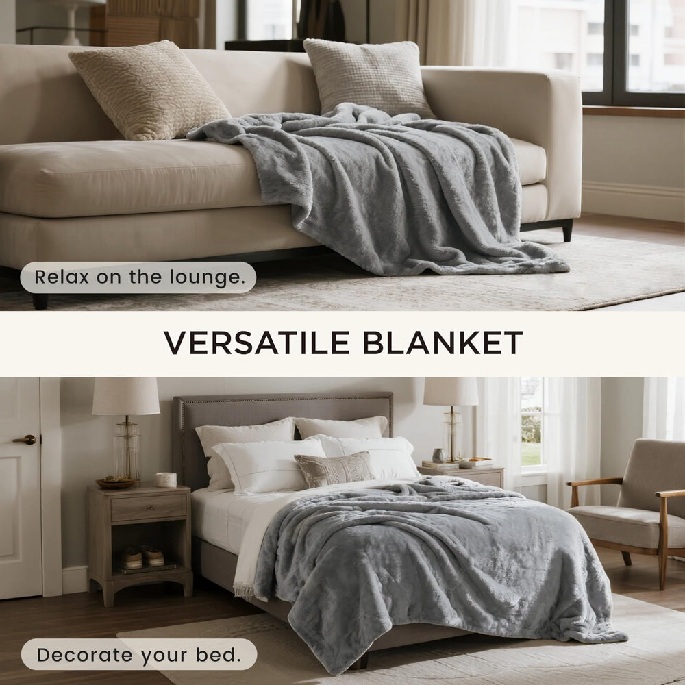 gogobunny soft-flannel side delivers warmth with a 260gsm feel.
