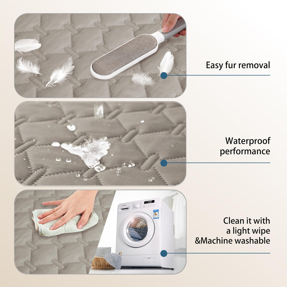 gogobunny care image demonstrates machine washable, fast-drying upkeep for busy homes