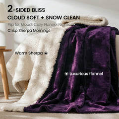 Gogobunny bed blanket shown on bed and couch for surface protection
