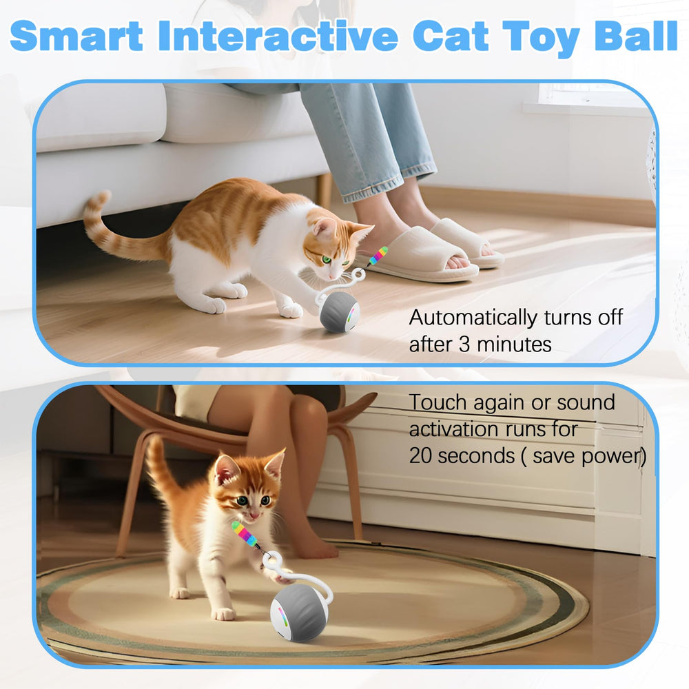GOGODOGYA smart cat toy LED light close-up demonstrates safe visual stimulation.