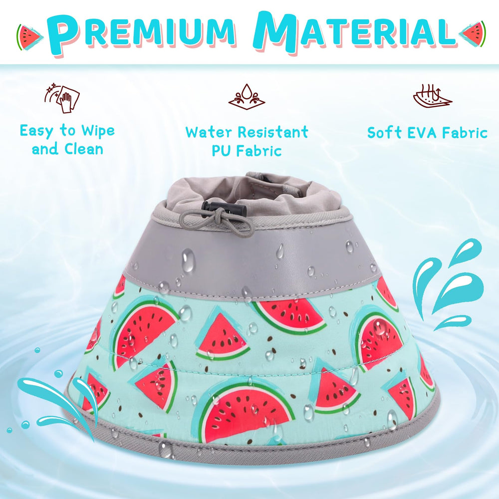 GoGoPaw foldable design cone allows eating and napping normally