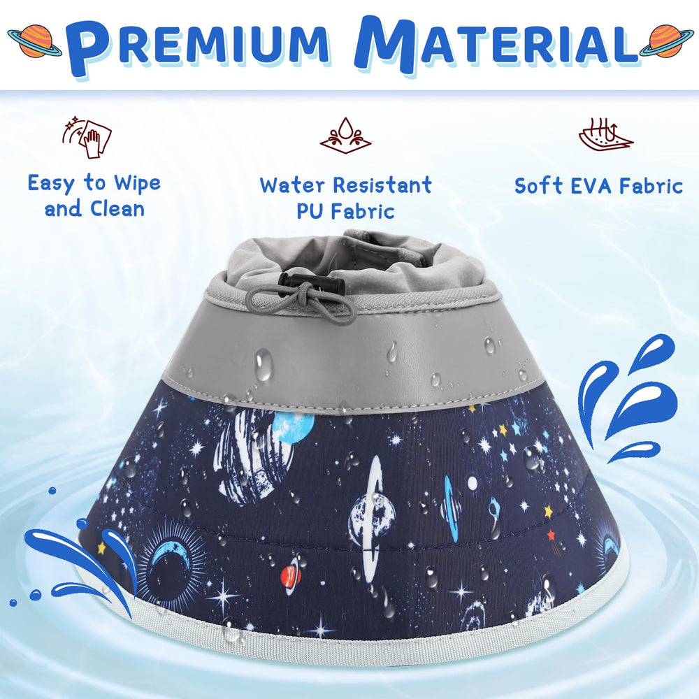 GoGoPaw cat cone collar strawberries pattern offers a stylish recovery option