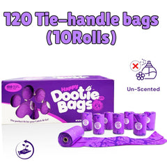 GoGo Stik Happy Dootie Bags leakproof design keeps mess contained on rainy days.