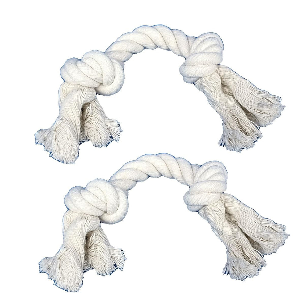 GOGOTAIL 2-pack dog rope toys designed for tugging and indoor play with small to medium dogs.