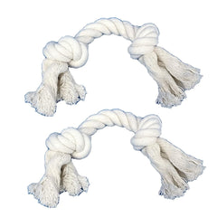 GOGOTAIL 2-pack dog rope toys designed for tugging and indoor play with small to medium dogs.