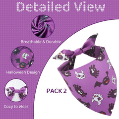 Goherii soft fabric bandana close-up for all-day pet comfort