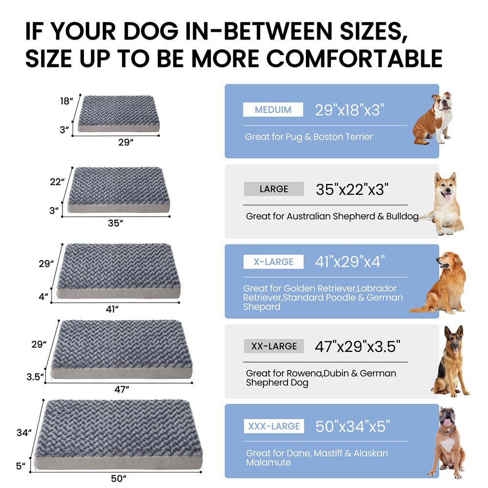 GOHOO PET L-shape zipper enables easy cover removal for washing.