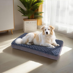 GOHOO PET orthopedic bed large dogs side view showcases stable memory foam support.