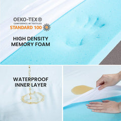 GOHOO PET waterproof cover demonstrates spill protection for easy cleanup.