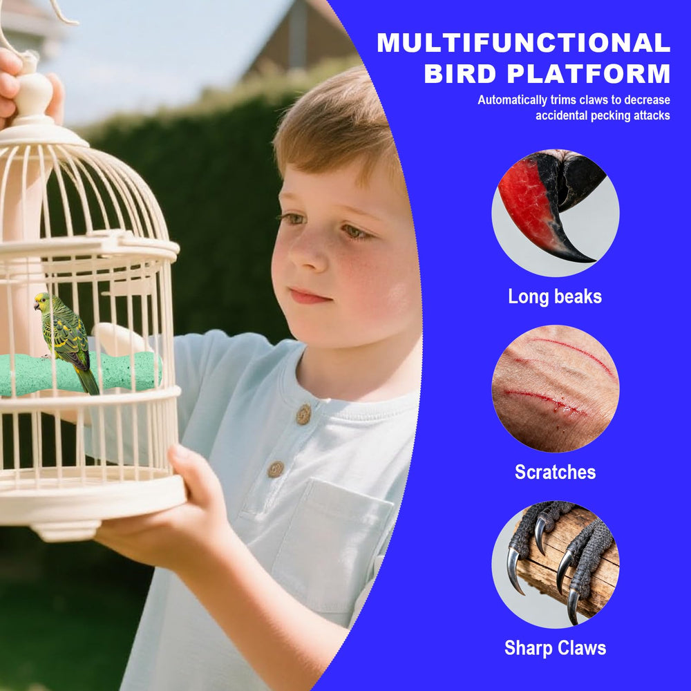 Goktvai two piece perch pack suitable for parrots and other small birds