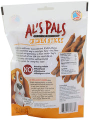 Gold Rush AL's Pals Chicken Sticks close-up highlights tender texture and real USA chicken.