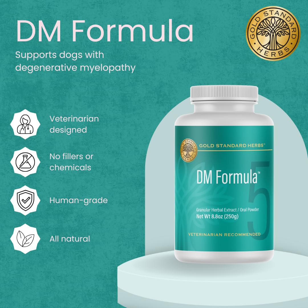 Gold Standard Herbs DM Formula dosing spoon for precise home administration