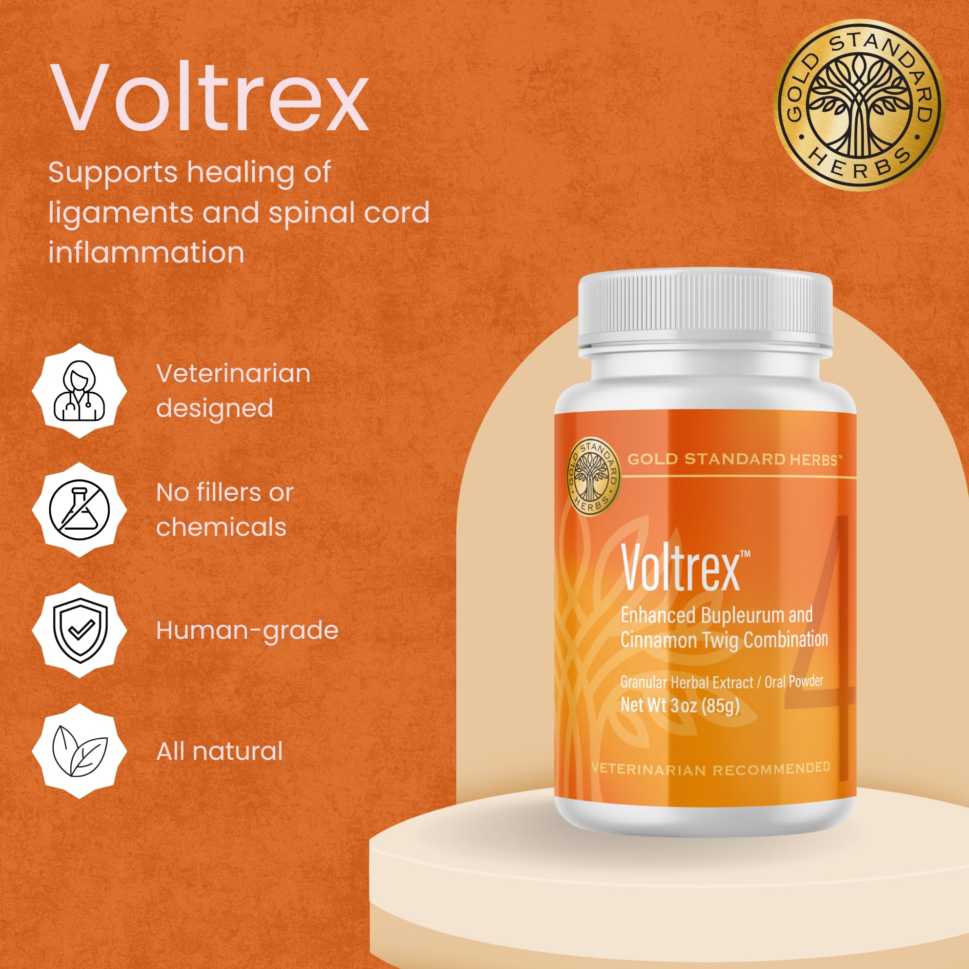Voltrex helps a dog walk more comfortably with improved mobility