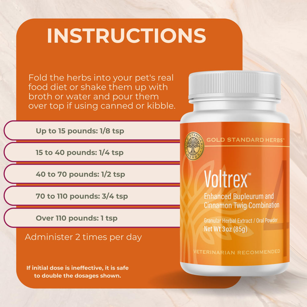 Voltrex dosing spoon enables easy, accurate daily administration