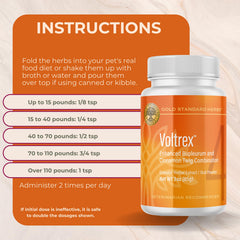 Voltrex dosing spoon enables easy, accurate daily administration