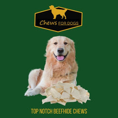 GOLDEN Chews packaging on shelf conveys natural origin and value.