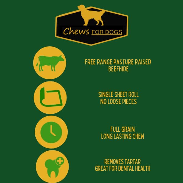 GOLDEN Chews rawhide twist 9-10in pack highlighting long-lasting chew value