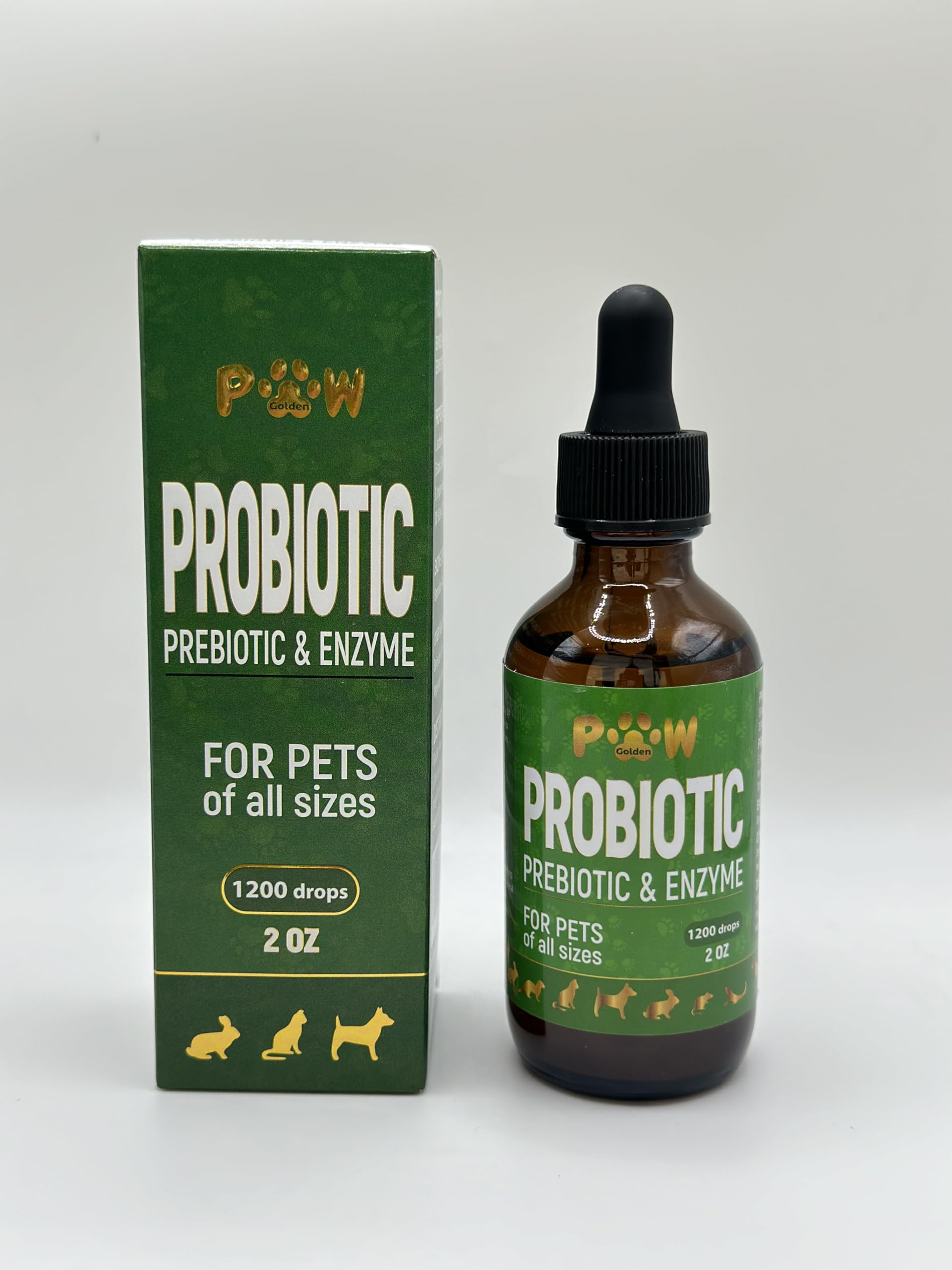 Golden Paw liquid probiotics support for skin and coat with regular use
