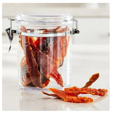 Golden Rewards chicken-duck-beef chunks closeup highlight protein-rich jerky for daily treat