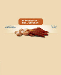 Golden|Rewards three-ingredient formula—clean, natural rewards for daily snacking.