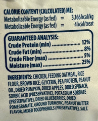 Golden Rewards training treats peanut butter bag closeup showcases easy, tasty rewards.