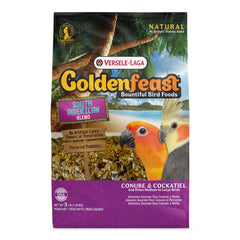 Goldenfeast VL South American Blend bag front view showing a colorful, foraging-friendly mix for birds.