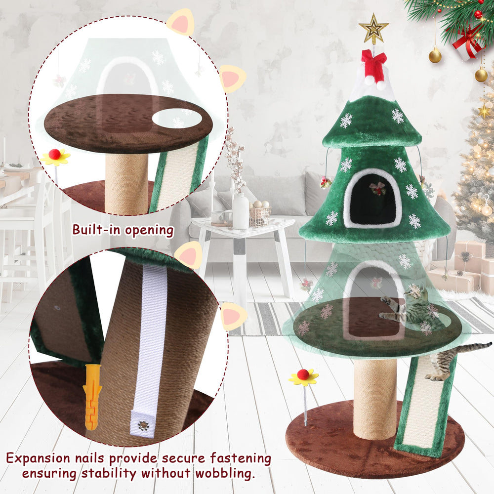 Goldshire assembly notes highlight easy setup and DIY snowflake decorations.