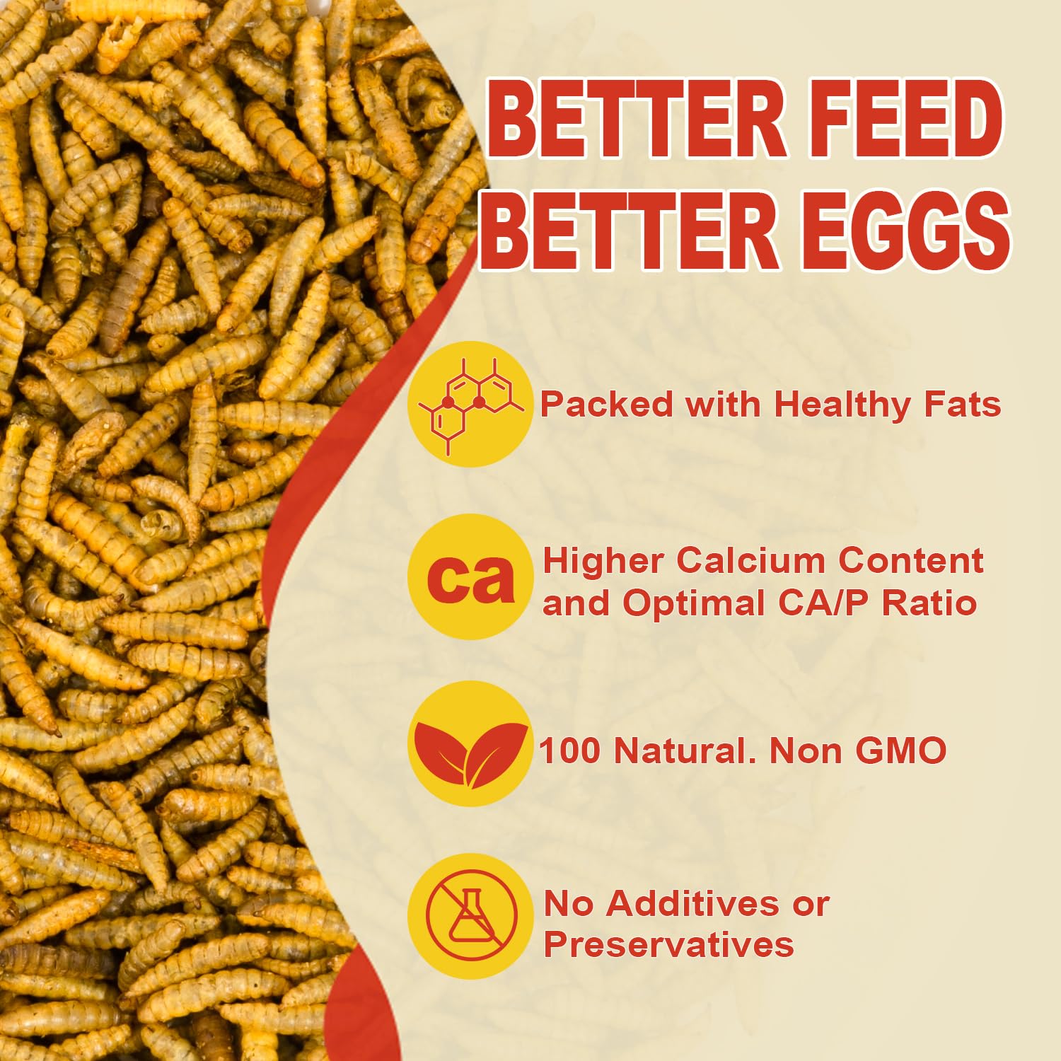 GoldWORMS feeding chickens scenario shows scatterable treat foraging.