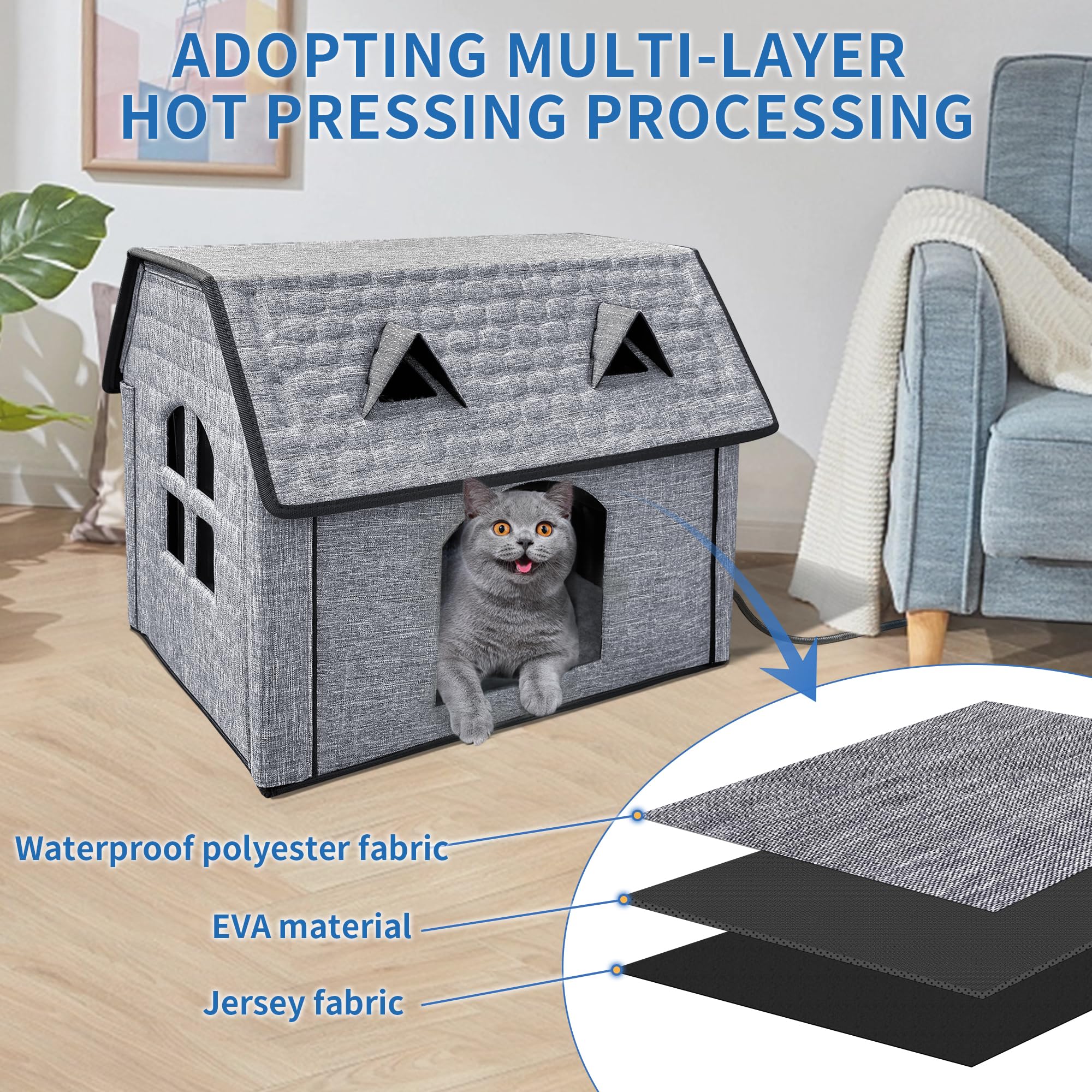 GOLOPET adjustable temperature timer enables customized warmth with flexible scheduling.