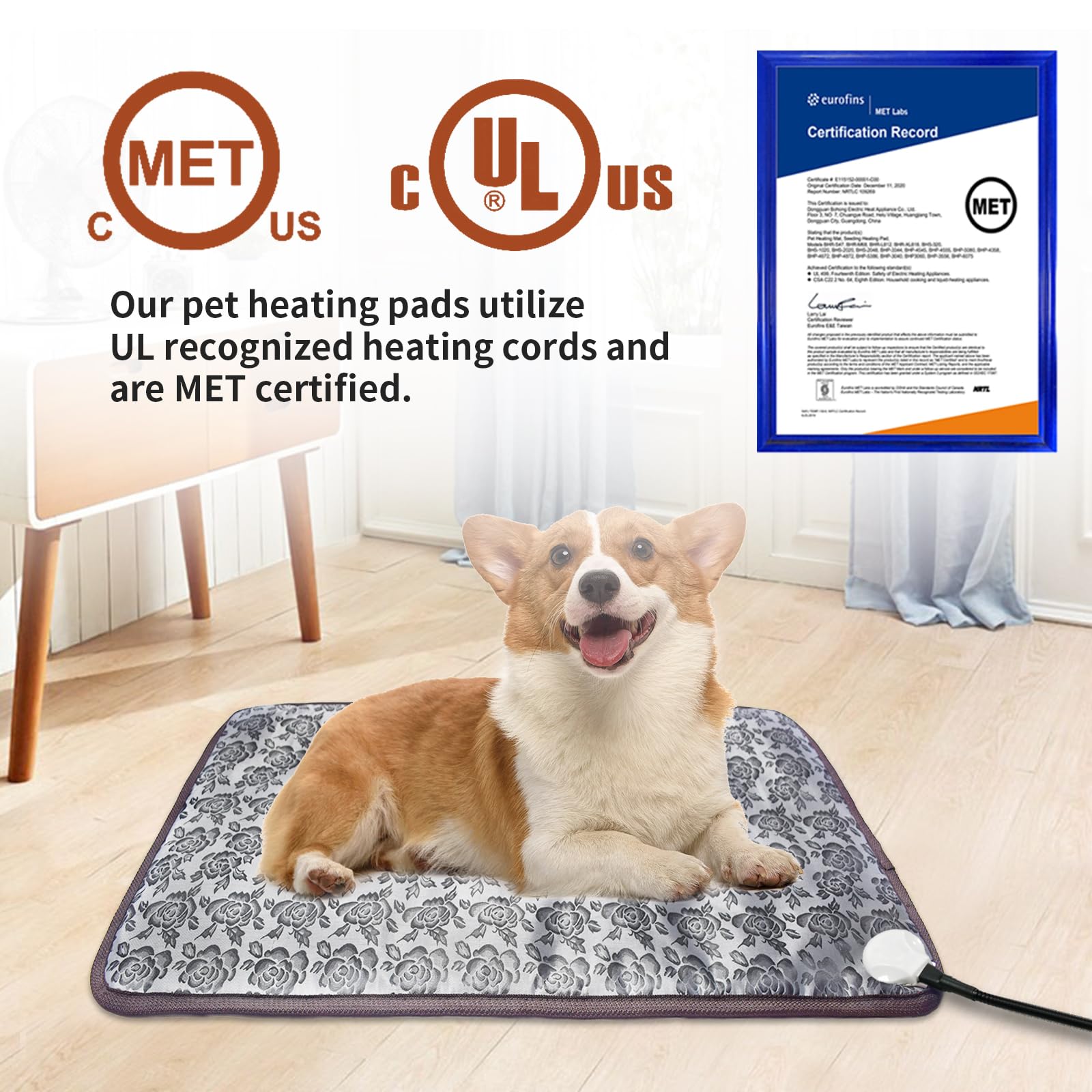 GOLOPET waterproof fabric close-up emphasizes moisture-resistant cover for easy cleaning.