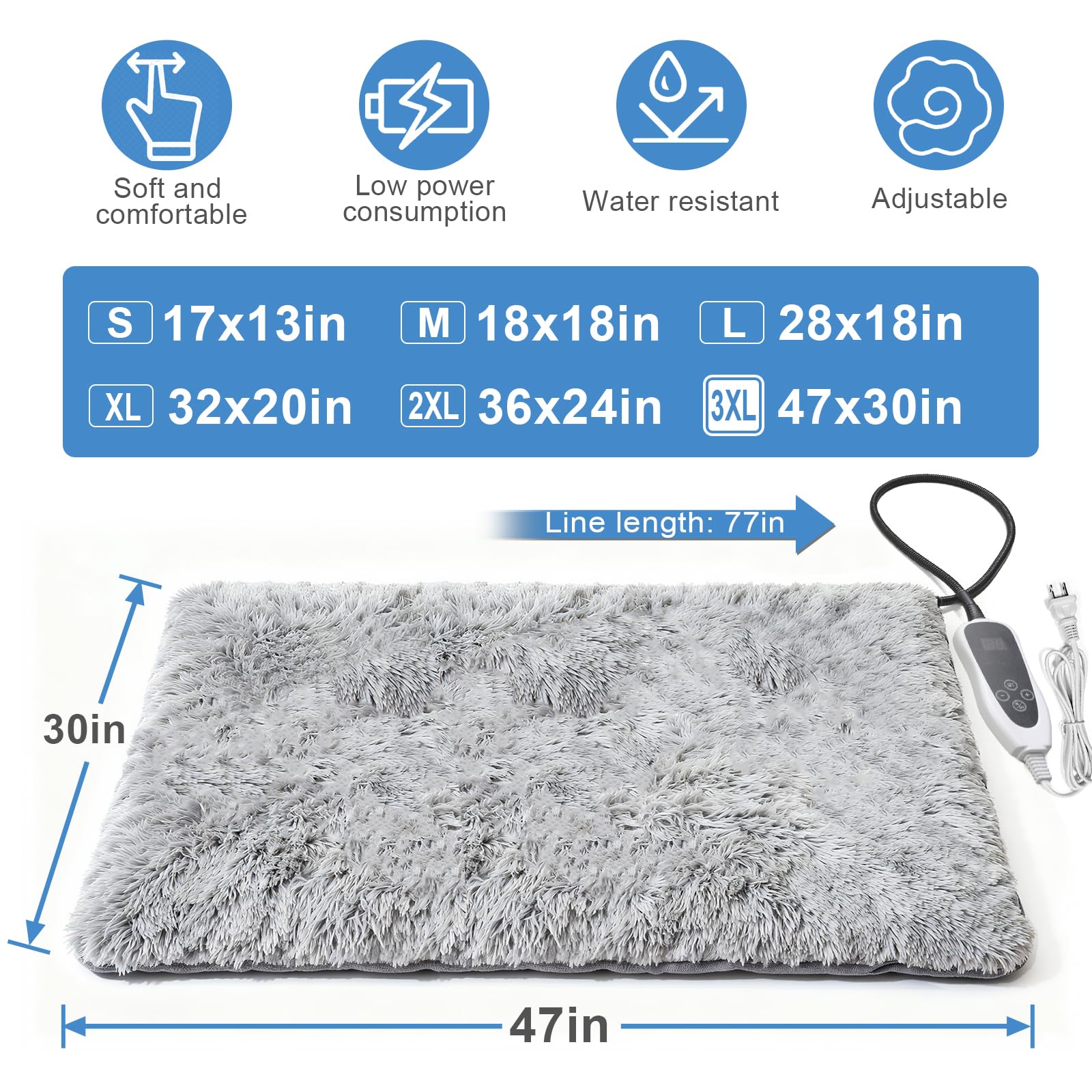 GOLOPET waterproof cover protects surface for easy cleanups