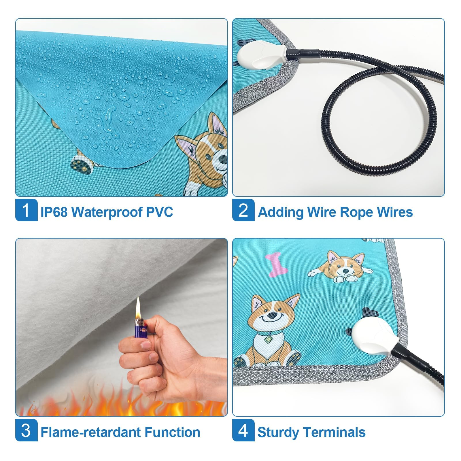 GOLOPET pad with dual MET and UL certification for trusted safety.