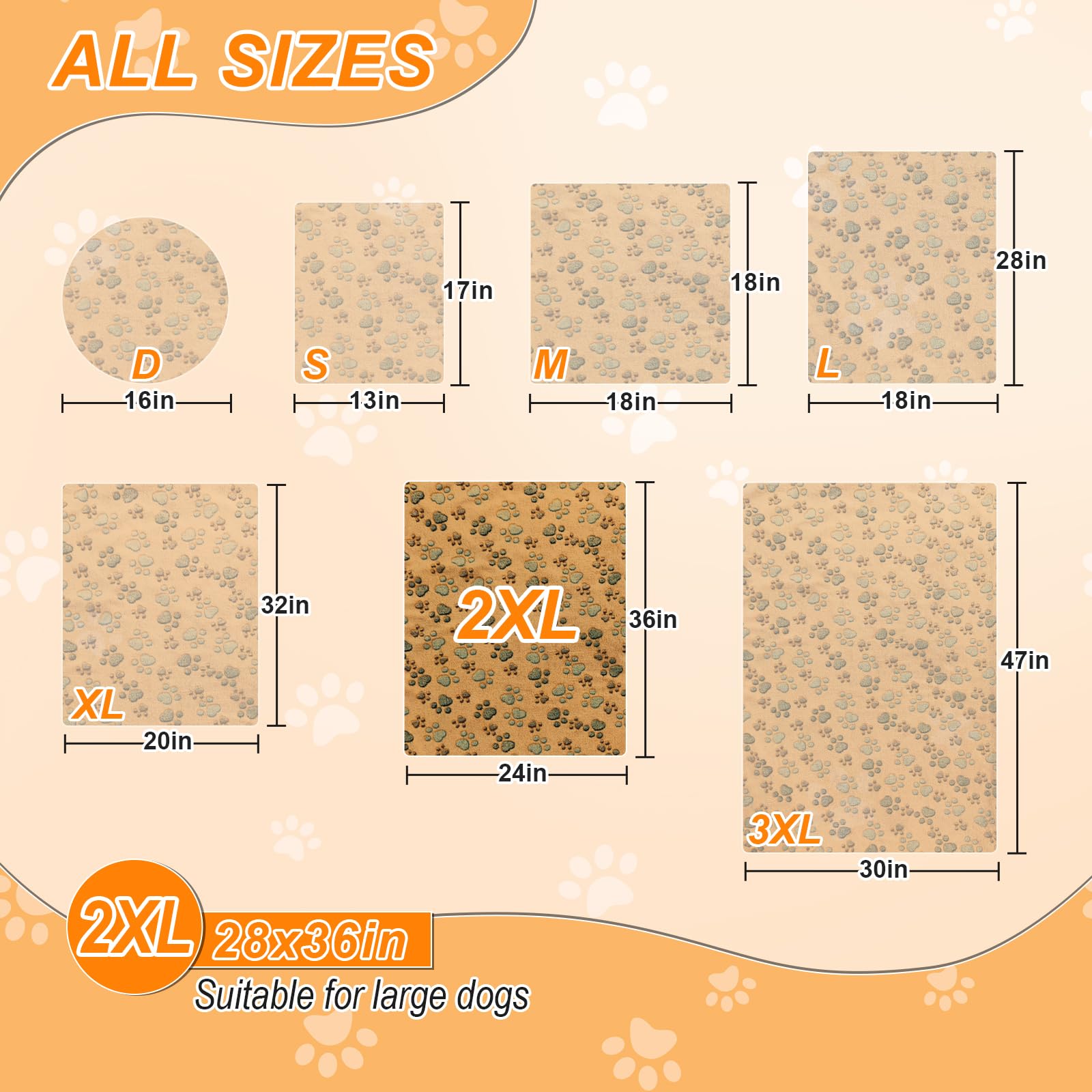 GOLOPET soft plush apricot cover provides gentle touch for pets