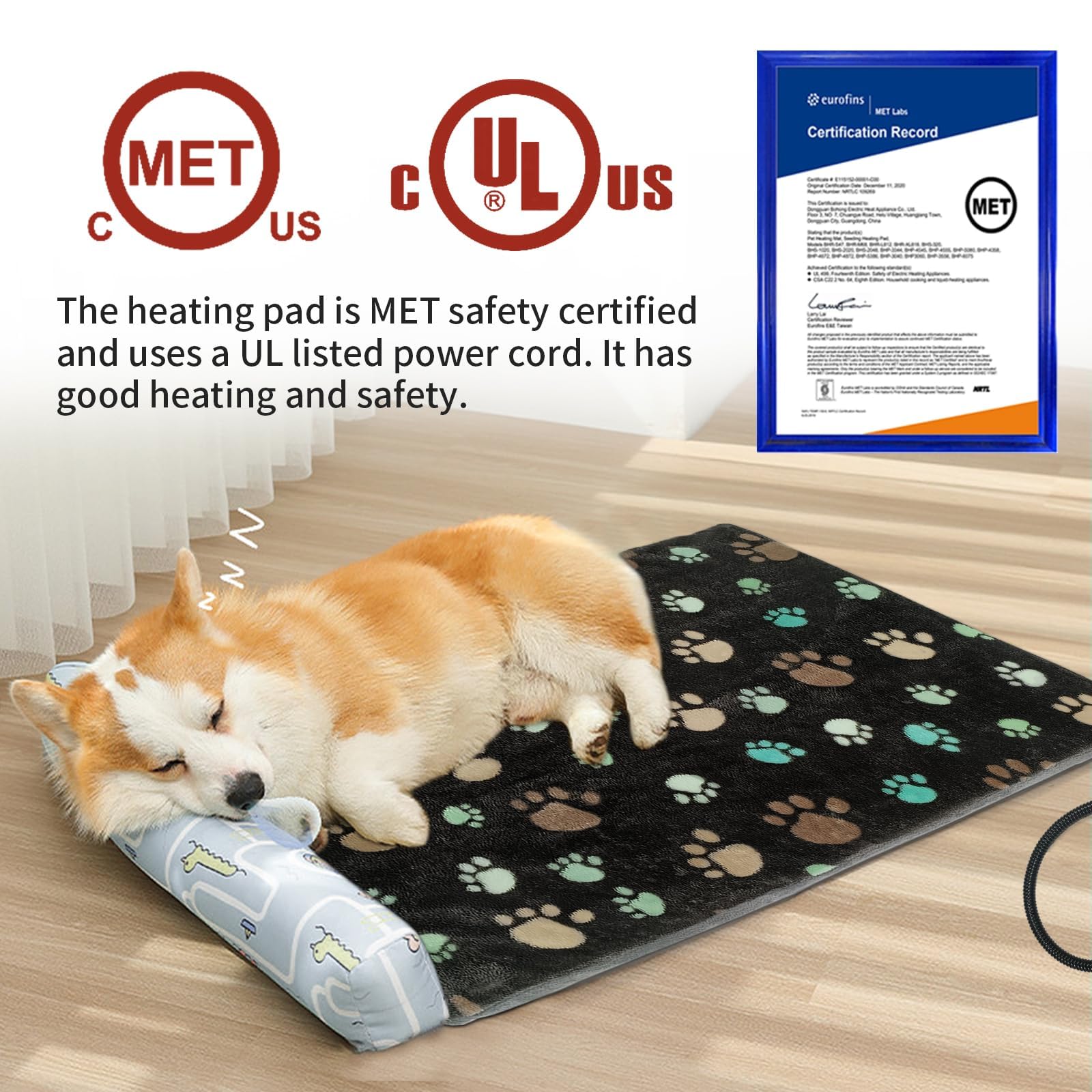 GOLOPET soft cloth cover adds comfort during pets lounging and warmth