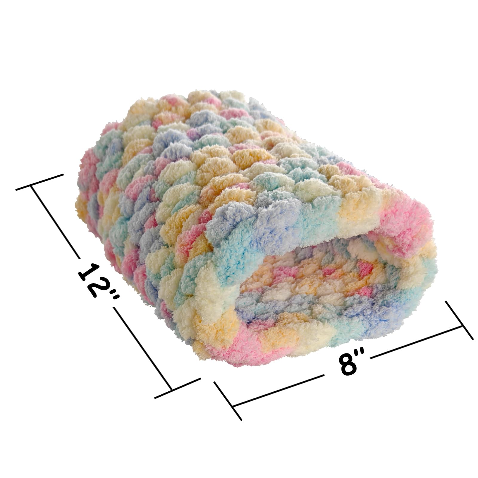 GOMIBABY guinea pig bed tunnel entrance close-up highlights soft plush crochet