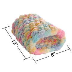 GOMIBABY guinea pig bed tunnel entrance close-up highlights soft plush crochet