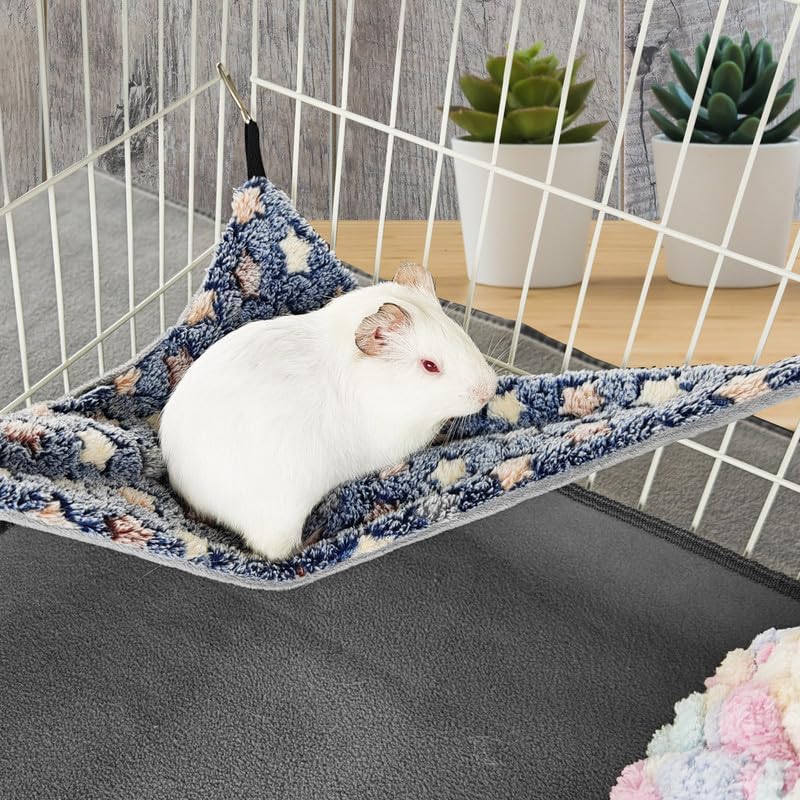 GOMICRAFT size-m hammock suitable for guinea pigs and hedgehogs offering cozy rest.