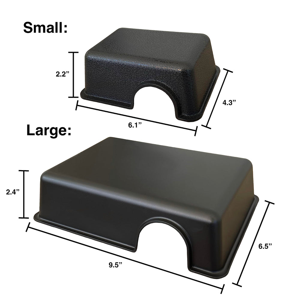 Gondola Geckos reptile hide box easy-clean surface resists moisture and stains.