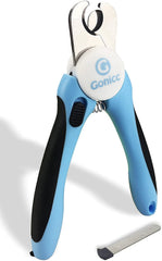 gonicc nail clippers with non slip handles for a comfortable, precise grooming session