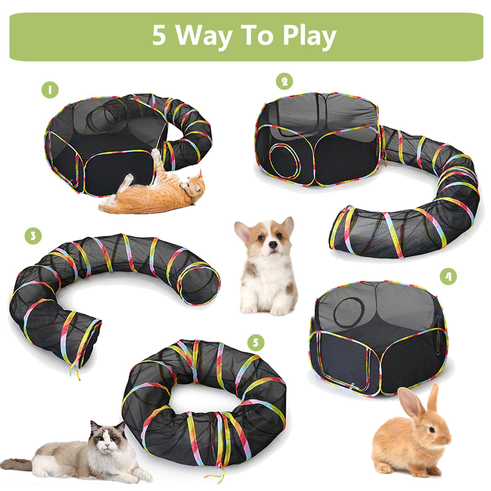 GONPETGP foldable carry bag design enables easy storage and transport.
