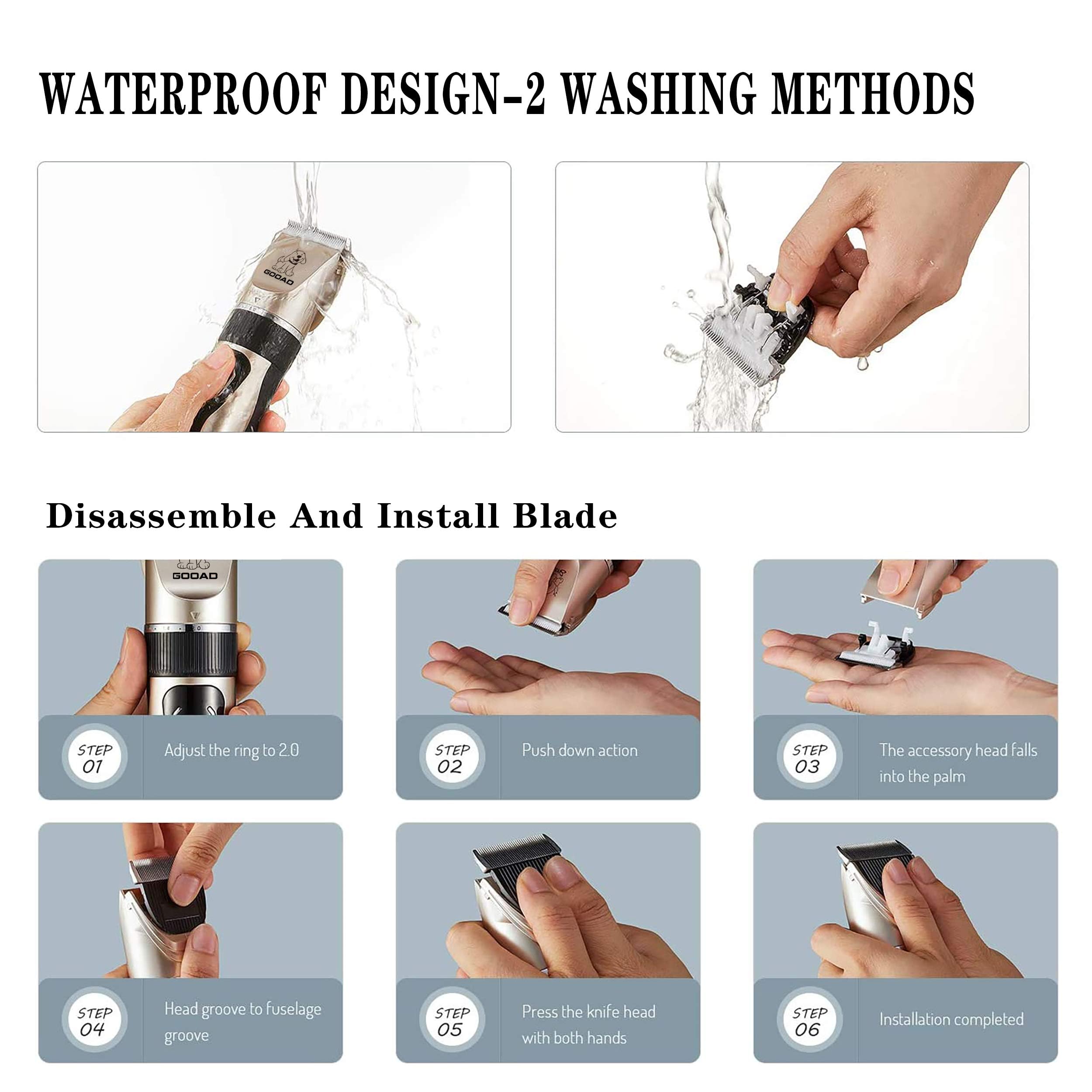 Gooad dog clippers travel kit keeps tools organized for trips