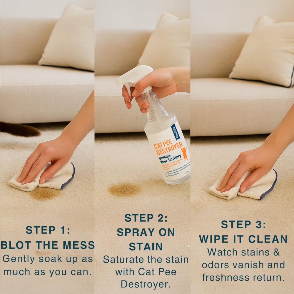 Good Life Solutions Cat Pee Destroyer citrus-deterent scent helps deter pets while freshening rooms